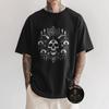 Satan Gothic Aesthetic Occult Unholy Grunge Emo Punk Satanic 100% Cotton T-shirt Mens Tees Top