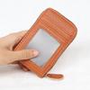 Card Bag Multi-card Organ Zipper Wallet Color Multi-color Candy Color Pu Bag Customized On Demand