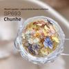 Materiale fiore secco per nail art misto squisito materiale fiore a cinque petali decorazione unghie floreale piccola gioielleria per unghie floreale