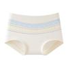 Ladies Spring and Summer Lovely Pure Cotton 10A Antibacterial Extension Crotch Soft Breathable Flat Angle Briefs