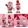 Valentines Day Decorations Bird  Ornament Figures Tiered Tray for Party Table Home Mantel Decorations
