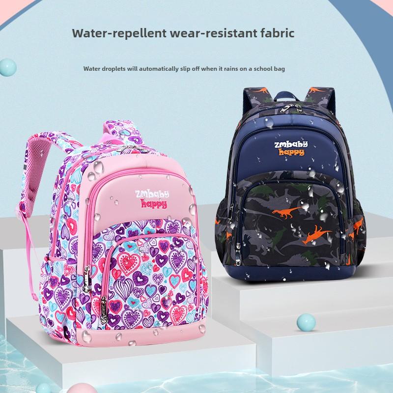 Large Capacity Lightweight Backpack Waterproof Durable Travel School Bag for Kids Boys Girls Grade 1-6 Cartoon Cute Design