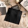 Ice silk seamless small suspender women's vest summer thin style with chest pad, beautiful back backing, anti-light tube top women