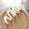 1/4pcs Simple Large Wavy Shape Claw Clip for Thick Hair Shark Clip Hair Accessory for Back of Head to Pin Up Hair Clip