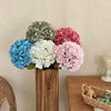Yousheng Artificial Hydrangea Flower Realistic Full Bloom Fake Hydrangea with Stems Faux Silk Flower Arrangement for Home Wedding Party Baby Shower