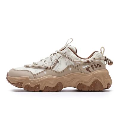 Fluid 5 Cat Paw 5 Fashion Retro Casual Comfortable Versatile Low-Top Running Shoes Women Sneaker White Brown F12W442115FAS