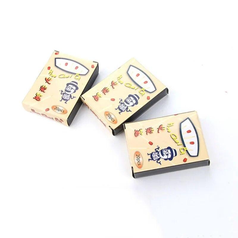 20 Pcs/Box Stationery Cute Kawaii Mini Matchstick Creative School Office Supply Ballpoint Pen Matche Funny Free Freebie Novelty