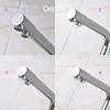 Copper Hot and Cold Modern Kitchen Sink Faucet Stainless Steel Dual Spout Drinking Water Filter Double Handle Sink Mixing Tap