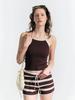 GROVE Airy Halterneck Top (Wine)