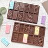 Set di 12 stampi in silicone per cioccolato per dolci, decorazioni per torte, biscotti, gelatine, budini Fai da te Antiaderente Riutilizzabile