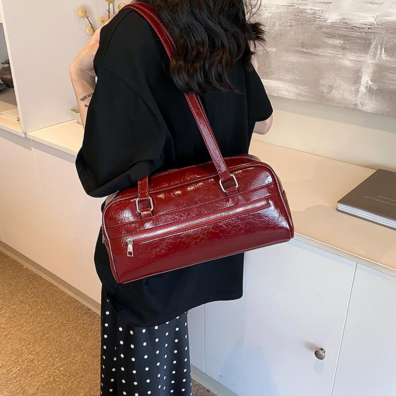 Tasche Damen Neue Modische Tragbare Großraum Pendler Schultertasche