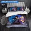 Stained Glass Gothic Romance 3pcs K-pop Music Group Bedding set,Ideal for Bedroom, Dormitory,Including Duvet Cover And 2pcs Pillowcases,Fan Gifts