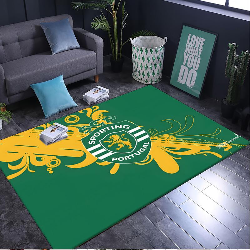 1PC rug Sporting football Crest Carpet, Chair Rug,Area Rug for Office Bedroom living rooms bedroom, Doormat decor Christmas fan gifts