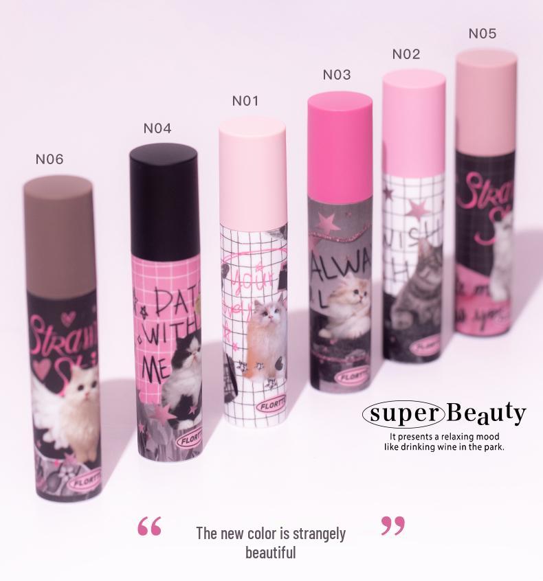 FLORTTE/Flower Knows Lilia Pudding Lip Cream: Matte, Transfer-Resistant Lip Glaze