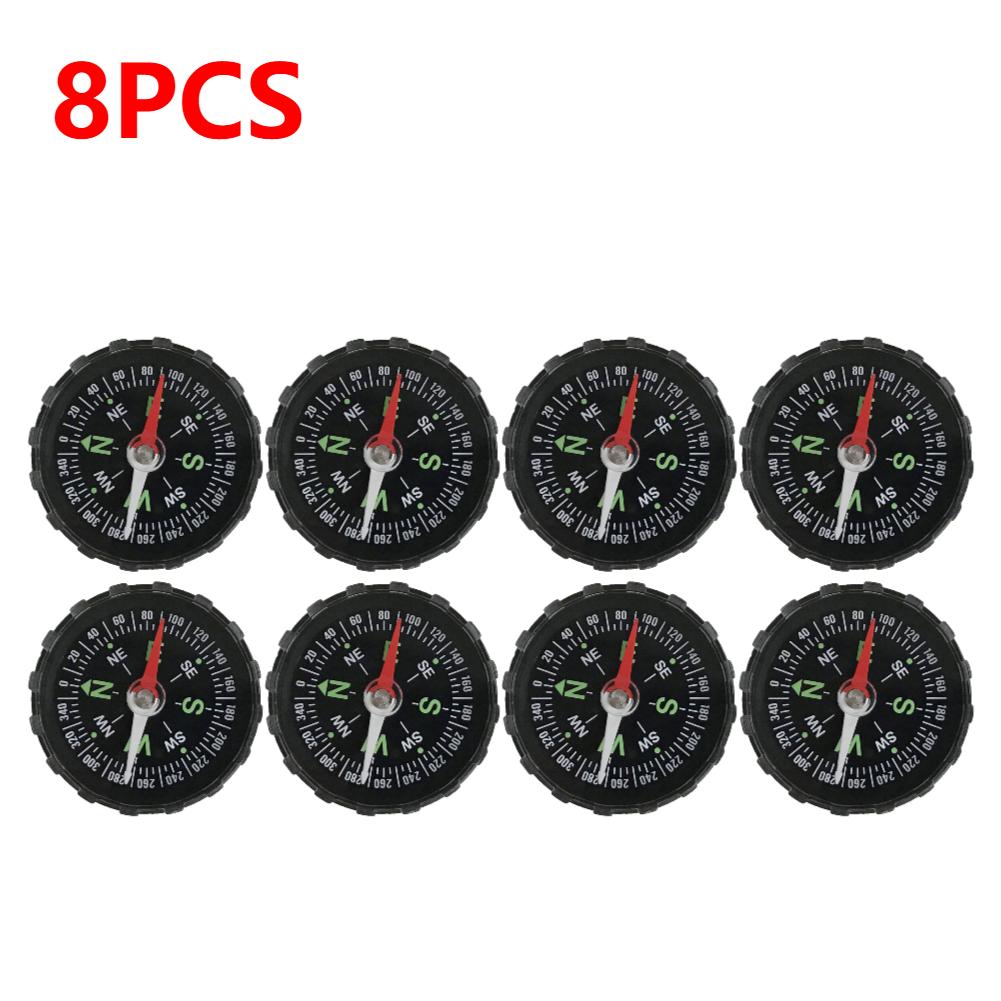 10-1PCS Mini Compass 45MM Portable Handheld Compass Outdoor Camping Hiking Travel Emergency Survival Navigation Tool