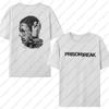 Prison Break Men Vintage T Shirts Tv Series Aesthetic Clothing Michael Scofield Y2k Shirt Streetwear Printed Tshirt Summer Top