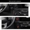 Center Control Dash 4WD/Trailer Switch Knob Rings Cover Trim For F150 21+Orange
