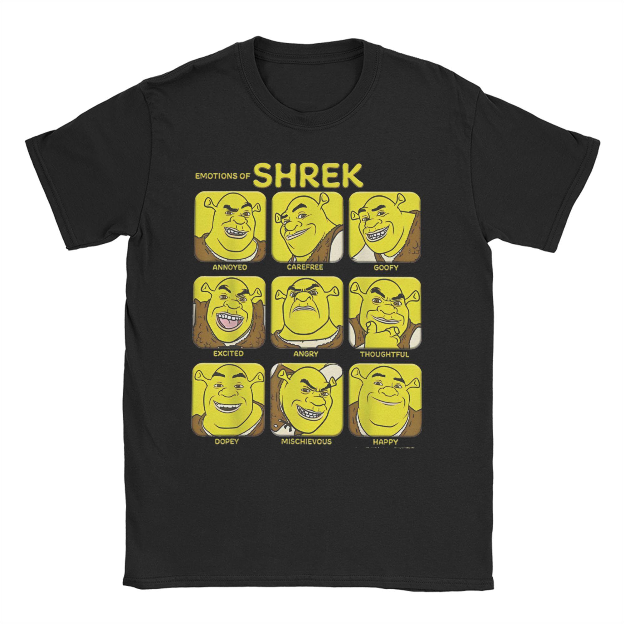 

Funny Funny SShreks TShirt Unisex Women Crewneck Cotton T Shirt Short Sleeve Tee Shirt Plus Size Tops 4XL