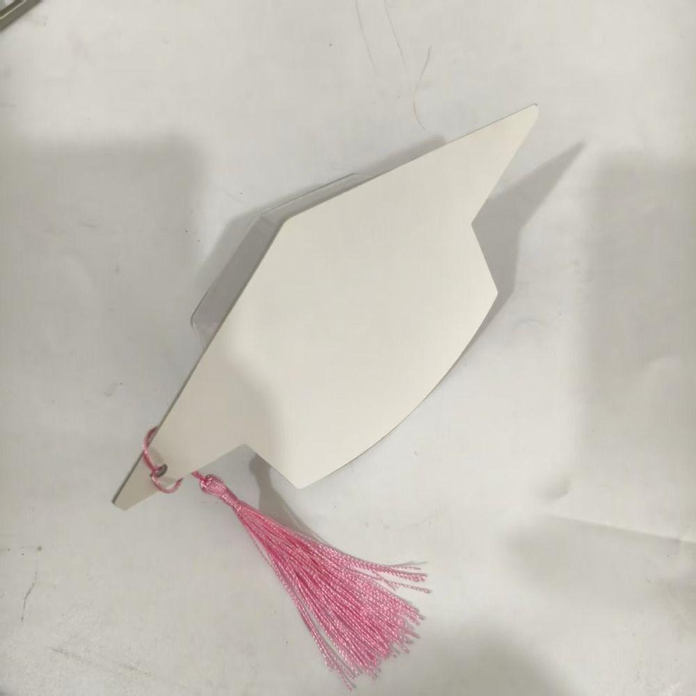 1/5/10PCS With Tassel Graduation Cap Candy Card Clear Greeting Card  Graduation Party