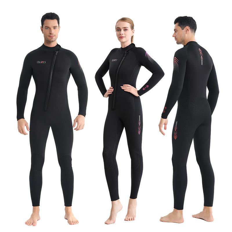 3mm/5mm Neoprene Wetsuit CR Hyperelastic Diving Suit Spearfishing Swimsuit Men Women Full Body Winter Thermal Scuba Diving Suits