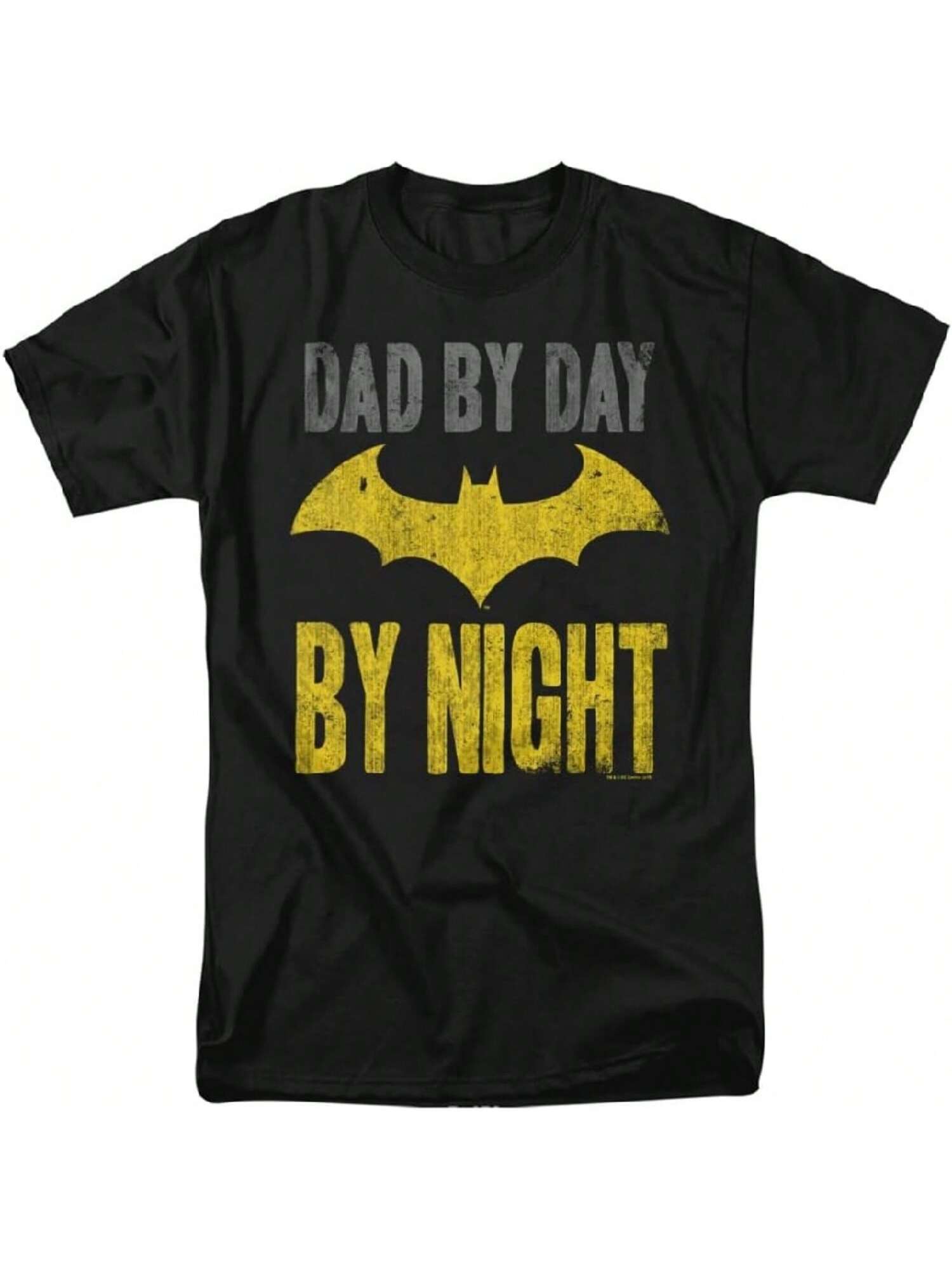 Popfunk Classic Batmans Dad By Day T Shirt For Father s Day S разноцветный