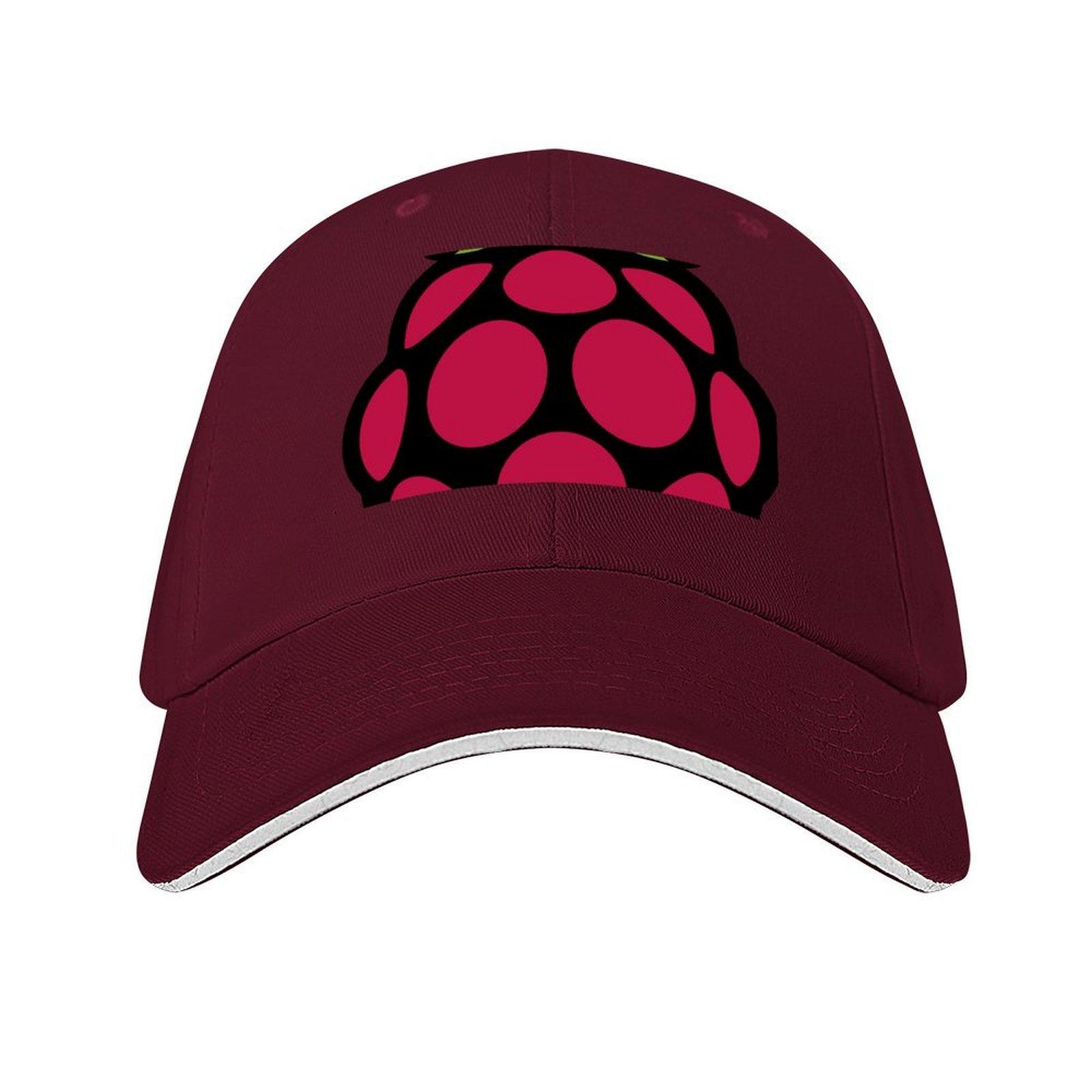 

Логотип Raspberry Pi Бейсболка Рыболовная шляпа Гольф Шляпа для лошади Шляпа для гольфа Мужская Кепка для тенниса Женская