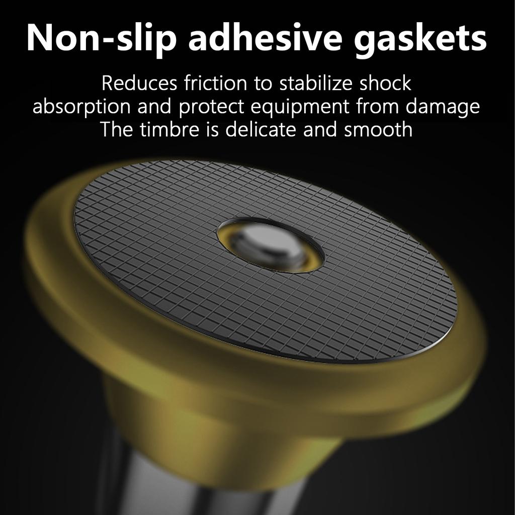 Aluminium-Lautsprecher-Spikes-Füße für verbesserte HiFi-Sound-Leistungen Vibrationsreduzierung Lautsprecher-Vibrationsdämpfer