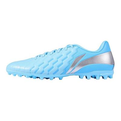 Li Ning Άνετο Απλό Μόδα MG (Λαστιχένιο κοντό καρφί) Παπούτσια Ποδοσφαίρου Φυσικού Χόρτου Αντιολισθητικά Ανθεκτικά στη Φθορά Ανδρικά Παπούτσια Ποδοσφαίρου Μπλε TSFU029-5