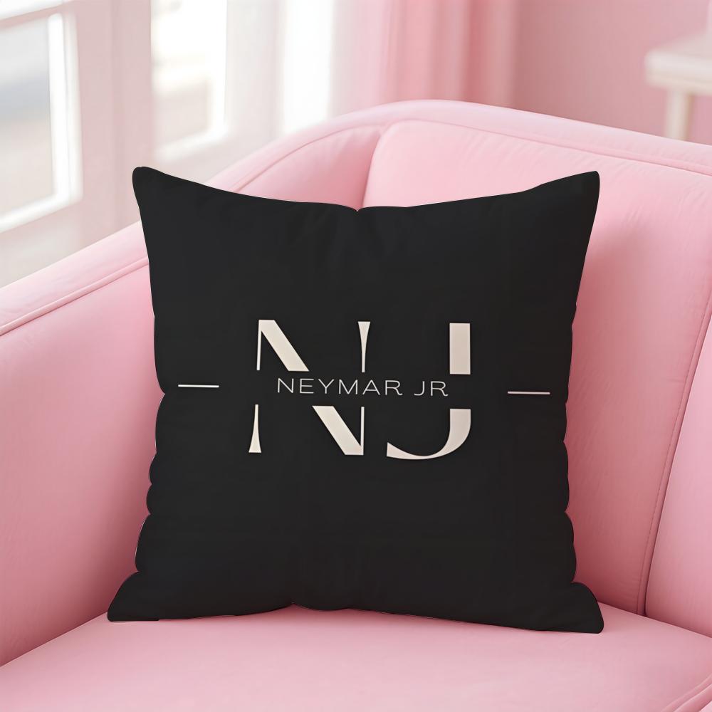 NJR NNNeymar Cushion Cover Pillowcase Short Plush Invisible zipper Room Sofa Cushion Cover