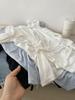 QFD-Irregular Drawstring Micro-Transparent Long Sleeve T-Shirt - Comfortable, Loose, Sun Protection Summer Cardigan