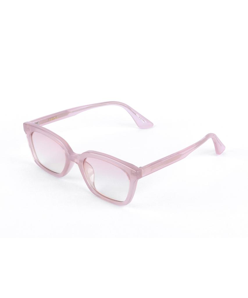 Hangeul Geek Chic Edge Sunglasses Pink