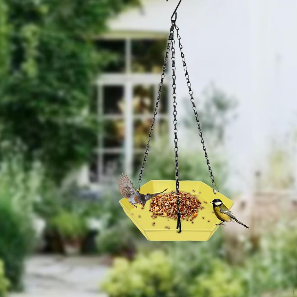 Bird Bath for Garden, Hanging Feeder, Water Bowl