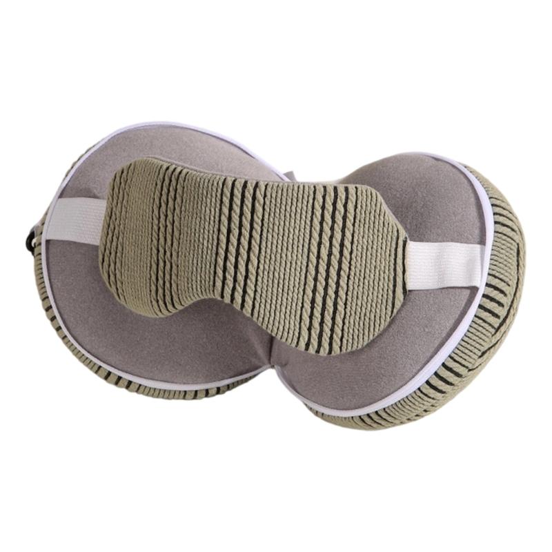 Adjust Sleep Mask With Builts In Neck Pillow Travel Accessory Provide Head Cushioning