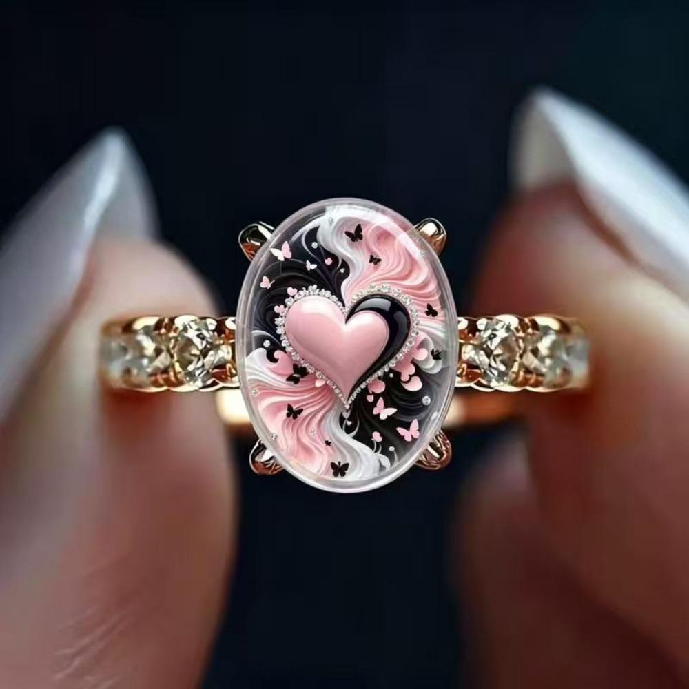Sun God Moon Ring Niche Design Unisex Sun Face Ring
