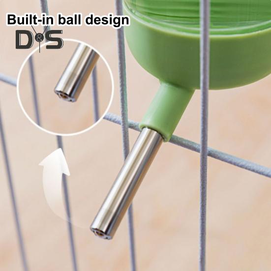 550/950ml Hamster Water Bottle No Drip Small Animal Cage Water Dispenser Automatic Drinking Feeder for Rabbits Ferrets Guinea Pigs Hamsters Hedgehogs