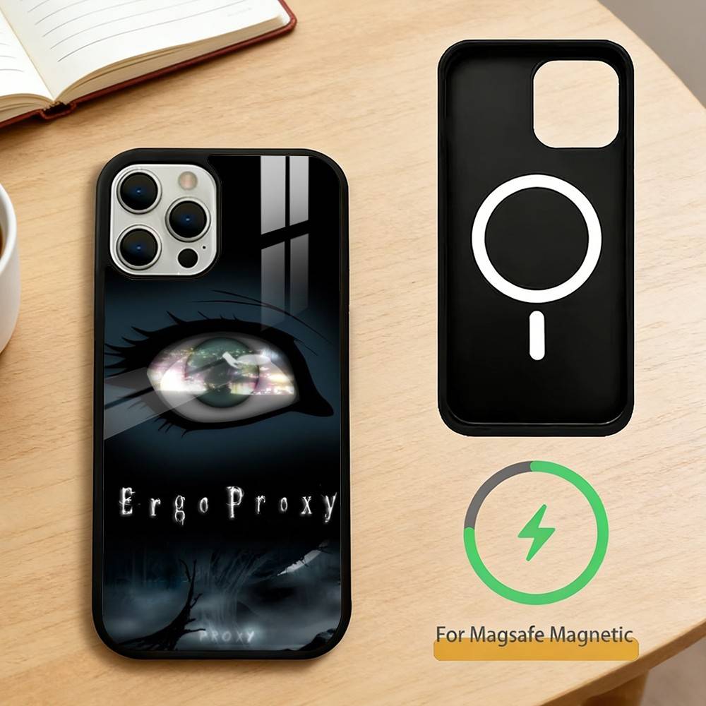 

Anime E-ergo P-Proxy Phone Case For iPhone 17,16,15,14,13,Pro,Max,Plus,Magnetic For Magsafe Wireless Charging iPhone16e