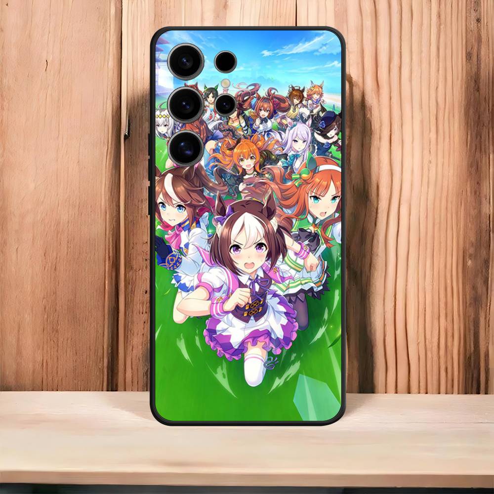 Pretty D-Derby Uma Musume Case For Samsung Galaxy Case S25 S23 S22 S21 S30 S20 S10 Ultra Plus FE TPU Soft Cover