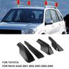 Upgrade Your For Toyota For RAV4 XA20 with Black Roof Rack Cover Rail End Shell Replacement Stable Performance