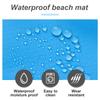 2x2.1m Waterproof Pocket Beach Blanket Folding Camping Mat Mattress Portable Lightweight Mat Outdoor Picnic Mat Sand Beach Mat