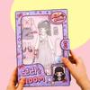 Cute Girls Quiet Book Dress UP Sticker Book Toy DIY Handmade Toys Materials Pack Kid Educational Anti-Stress Toy