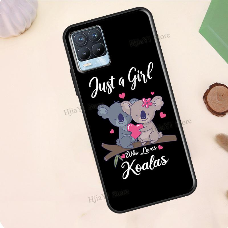 

Cute cartoon watercolor animal koala For Realme 10 Pro Plus C55 C35 C33 C31 C30 C21Y GT Neo 5 OnePlus 11 10T Nord CE 2 Lite Case Realme 11 Pro Plus