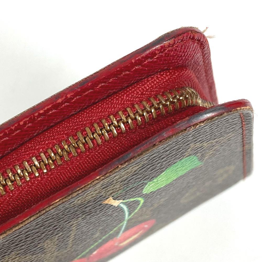 Louis Vuitton M95006 Monogram Cherry Takashi Murakami Porte Monet Zippy Wallet