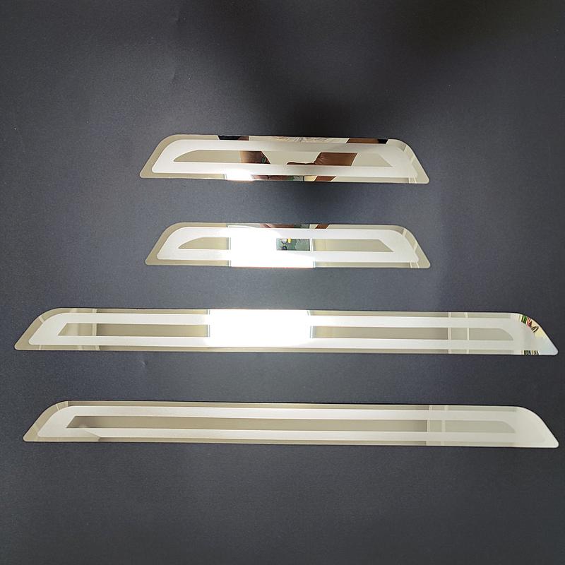 For SEAT LEON CUPRA FR ST 2010-  2024 Chrome Welcome Pedal Protectors Door Sill Scuff Plate Trim Car Styling Accessories