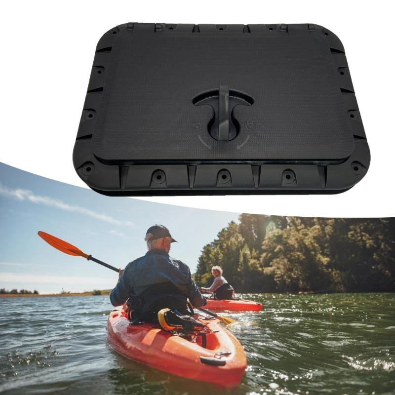 Waterproof Boat Hatches Cover UV Resistant ABS Material 25x35cm Deck Plate Suitable For Marine Kayak Canoe Accessories
