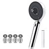 Shower Saves Over On for Equipped with 288 Liquid Silicone Purifying Shower Head with Water High Cleansing 3 Water Flow Heat Retention and