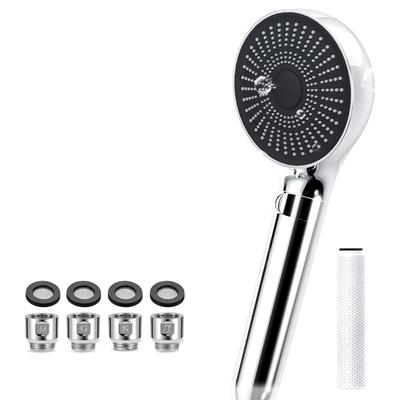 Shower Saves Over On for Equipped with 288 Liquid Silicone Purifying Shower Head with Water High Cleansing 3 Water Flow Heat Retention and