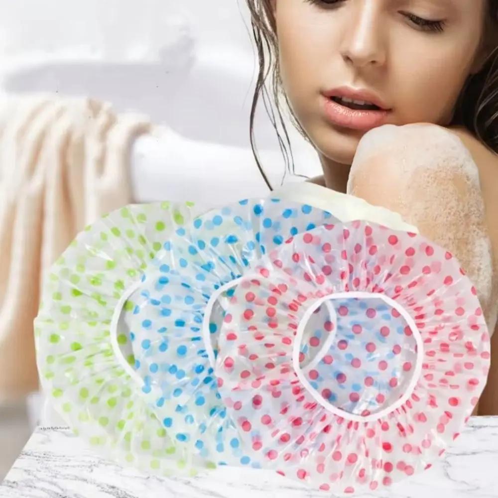 Durable Dustproof Shower Cap Oil-proof Fume Prevention Waterproof Bathing Cap Kitchen Caps Household