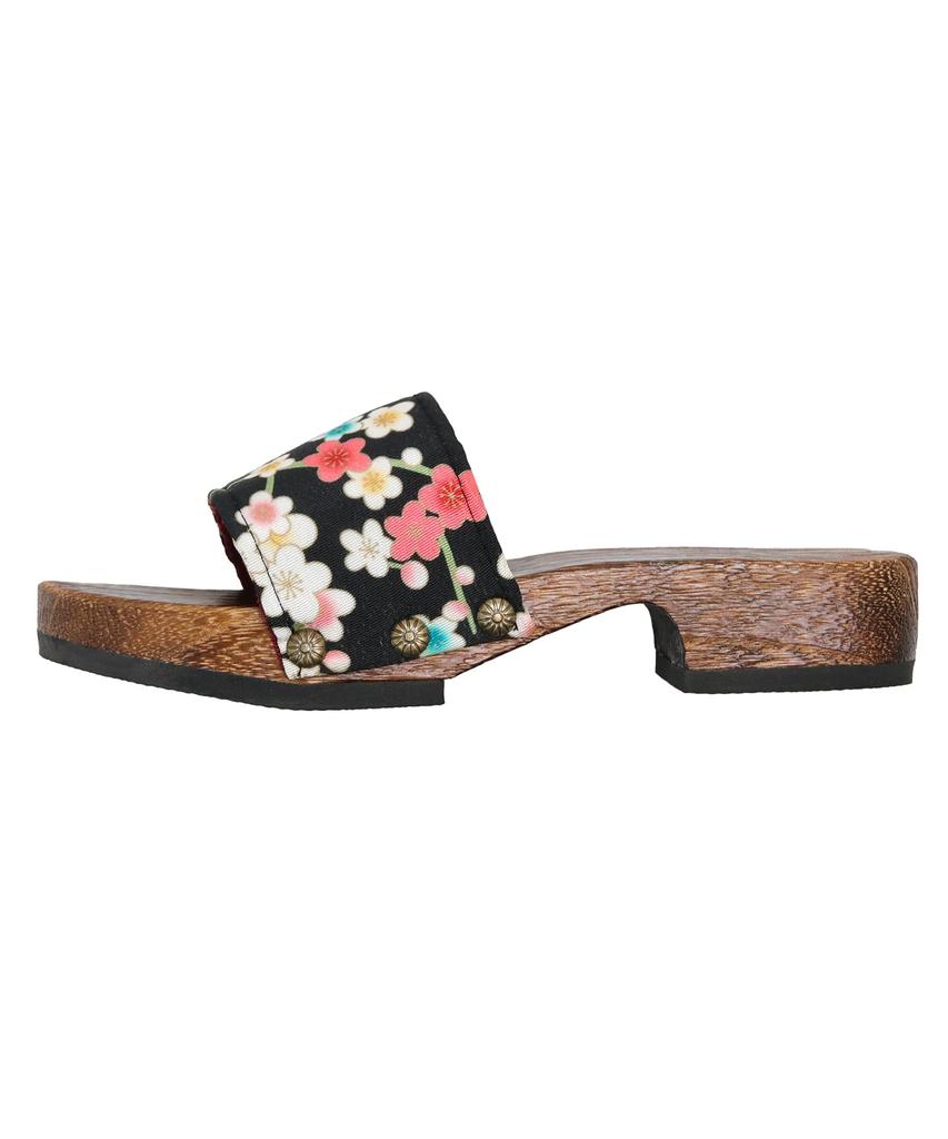 Japonské opálené [KYOETSU] [Kyoetsu] sandály, Geta, Vzor, Paulovnie, Dámské (17, měření_24_bodů_5_centimetrů)