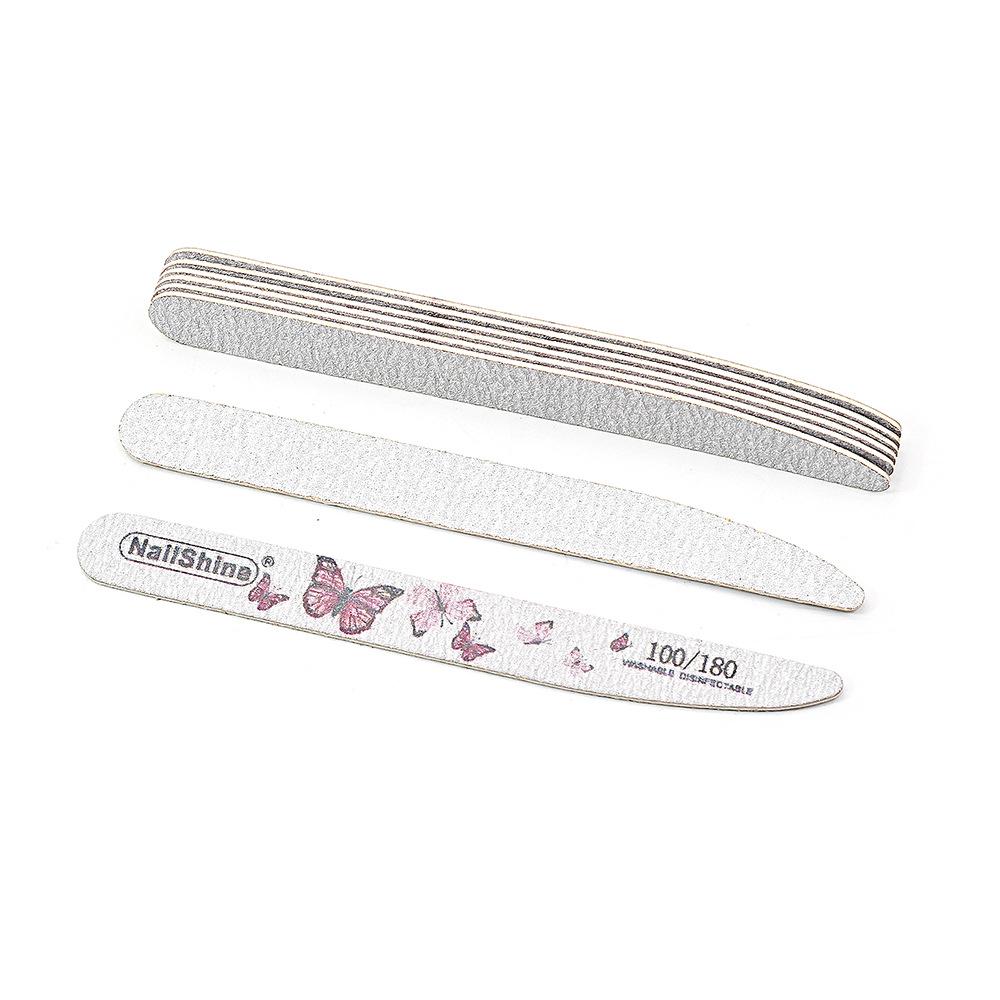 

Butterfly Shaped Thin Nail File: Knife-Edge Sandpaper for Shaping & Grinding 17.8x1.9x0.16 cm