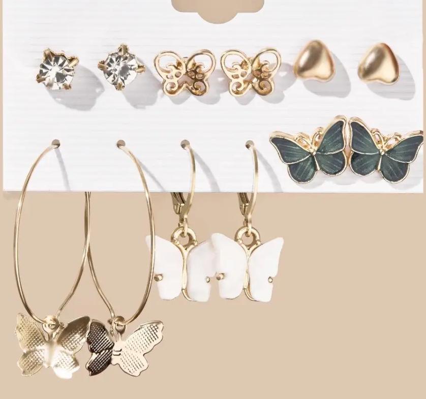 XP17 Perlenohrring-Set - Trendig und modisch